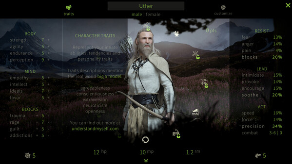 Sacred Fire: A Role Playing Game gameplay screenshot