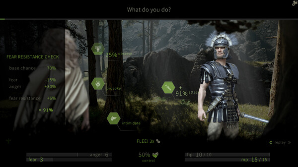 Sacred Fire: A Role Playing Game gameplay screenshot