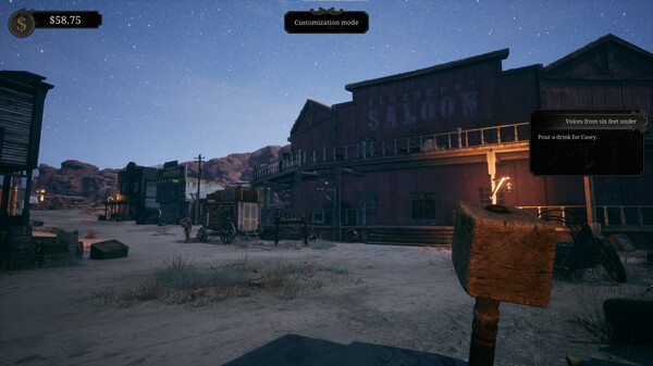 Saloon Simulator: Prologue gameplay screenshot