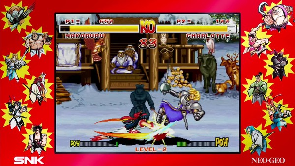 SAMURAI SHODOWN NEOGEO COLLECTION gameplay screenshot