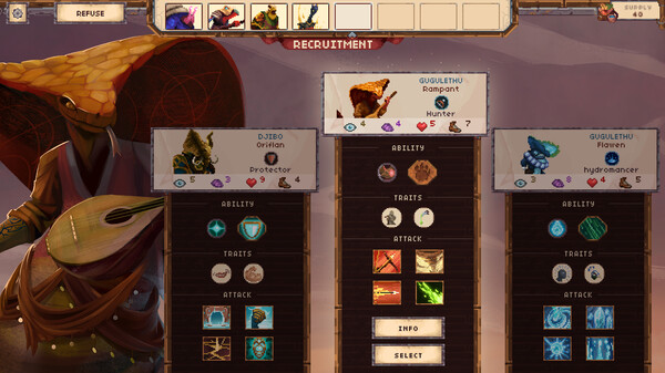 Sandwalkers: The Fourteenth Caravan gameplay screenshot