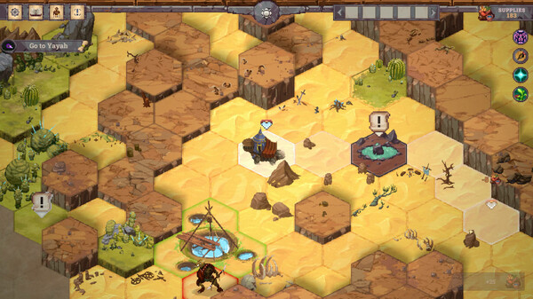 Sandwalkers: The Fourteenth Caravan gameplay screenshot