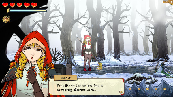 Scarlet Hood and the Wicked Wood gameplay screenshot