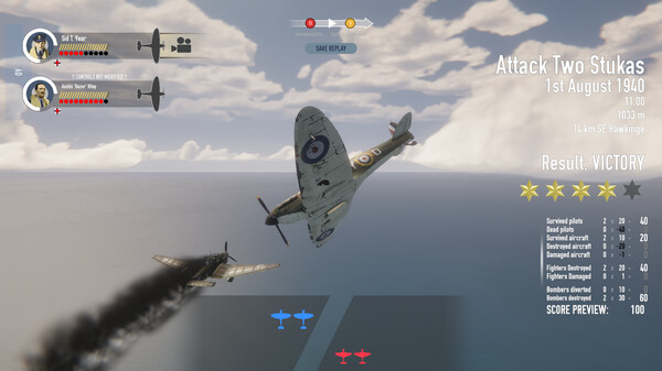 Scramble: Battle of Britain gameplay screenshot