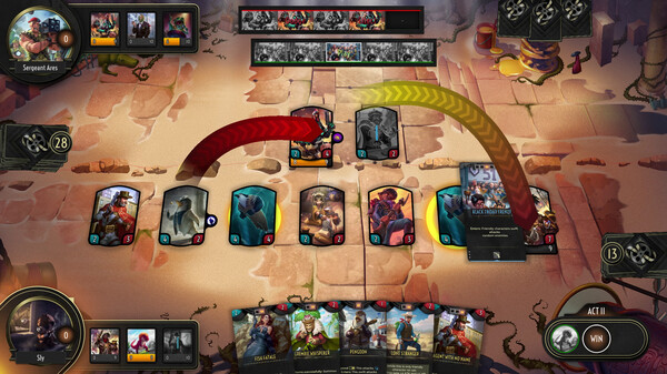 ScreenPlay CCG gameplay screenshot
