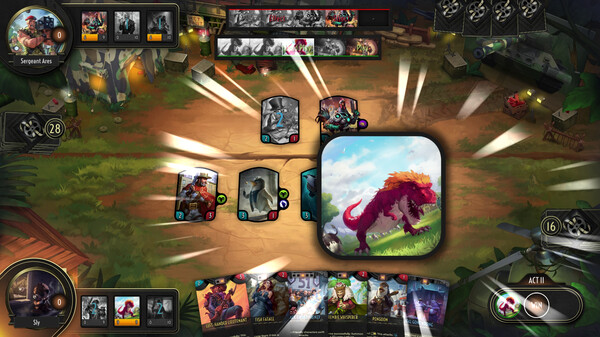 ScreenPlay CCG gameplay screenshot