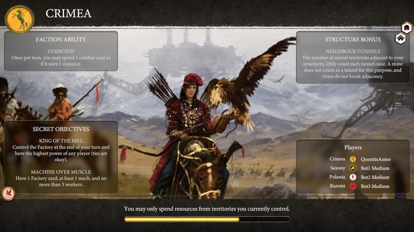 Scythe: Digital Edition gameplay screenshot