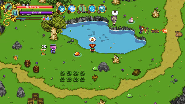 Secrets of Grindea gameplay screenshot