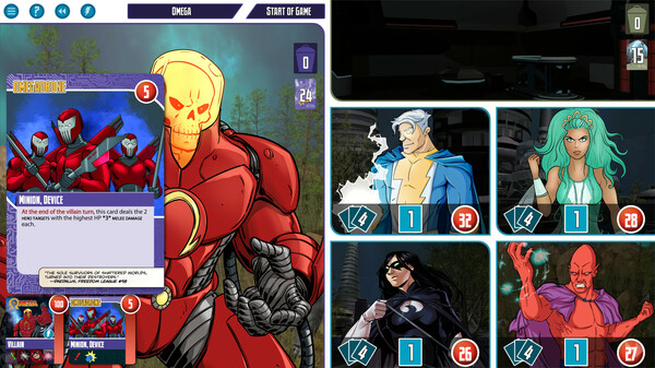 Sentinels of Earth-Prime gameplay screenshot