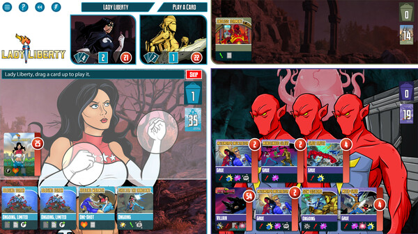 Sentinels of Earth-Prime gameplay screenshot