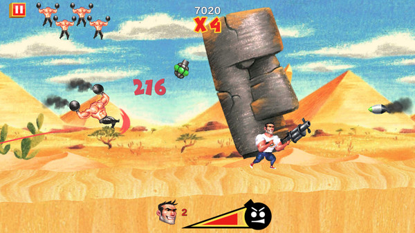 Serious Sam: Kamikaze Attack! gameplay screenshot