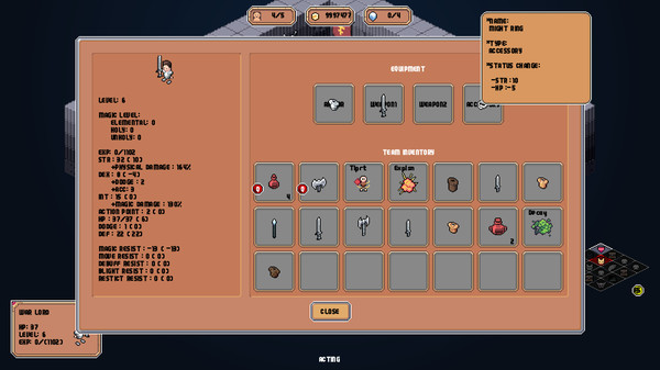 SFD : Rogue TRPG gameplay screenshot