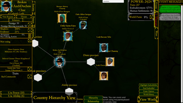 Shadows Behind the Throne 2 gameplay screenshot