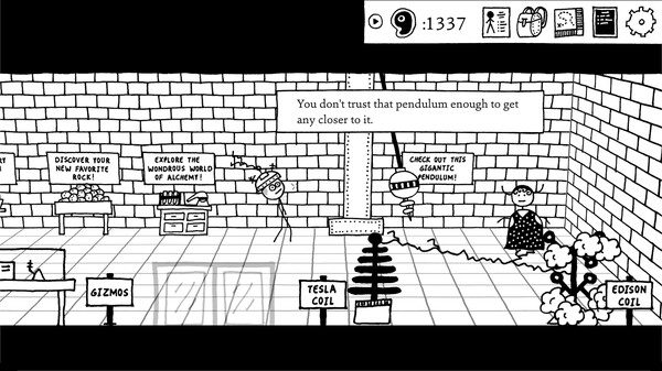Shadows Over Loathing gameplay screenshot