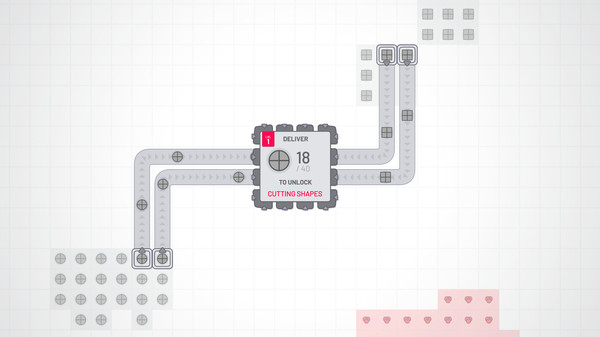 shapez gameplay screenshot