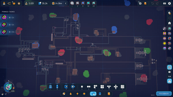 shapez 2 gameplay screenshot