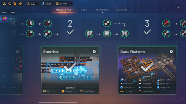 shapez 2 gameplay screenshot