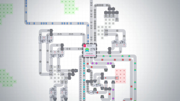shapez gameplay screenshot
