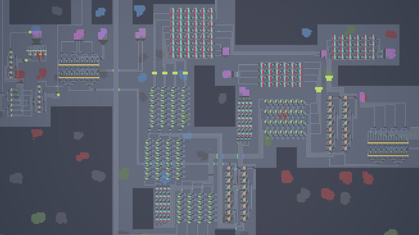 shapez gameplay screenshot
