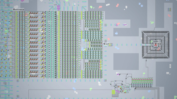 shapez gameplay screenshot