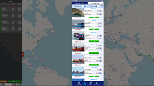 Shipping Manager gameplay screenshot