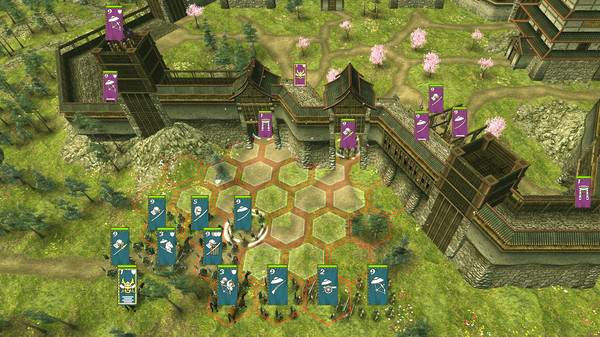 Shogun's Empire: Hex Commander gameplay screenshot