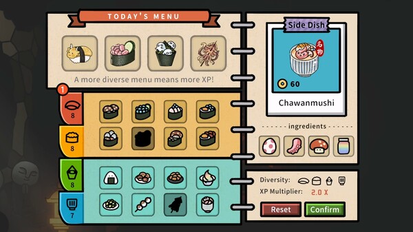Shokudo Underworld gameplay screenshot