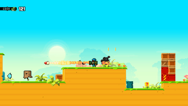 Shootout on Cash Island gameplay screenshot