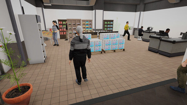Shop Simulator: Supermarket gameplay screenshot