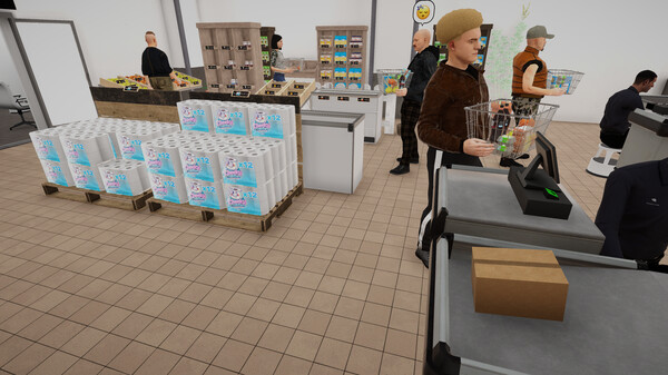 Shop Simulator: Supermarket gameplay screenshot