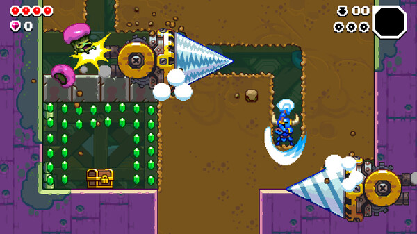 Shovel Knight Dig gameplay screenshot