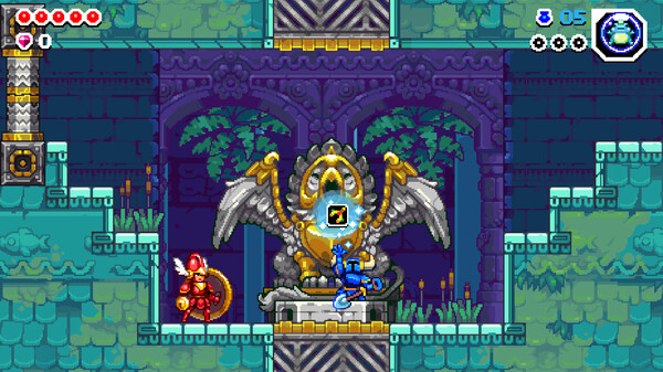 Shovel Knight Dig gameplay screenshot