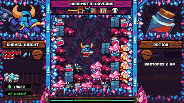 Shovel Knight Pocket Dungeon gameplay screenshot
