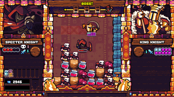Shovel Knight Pocket Dungeon gameplay screenshot