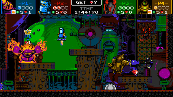 Shovel Knight Showdown gameplay screenshot