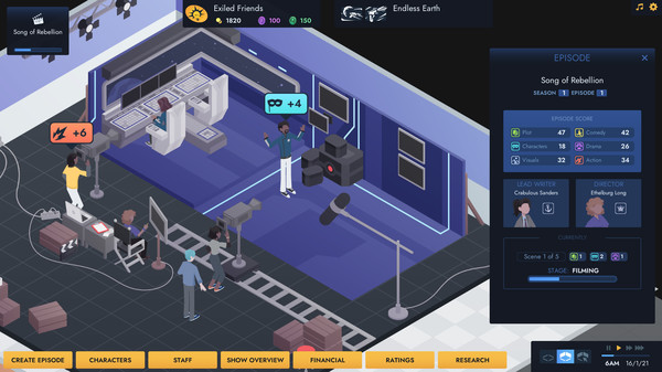 Showrunner gameplay screenshot