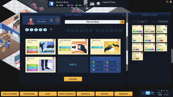 Showrunner gameplay screenshot