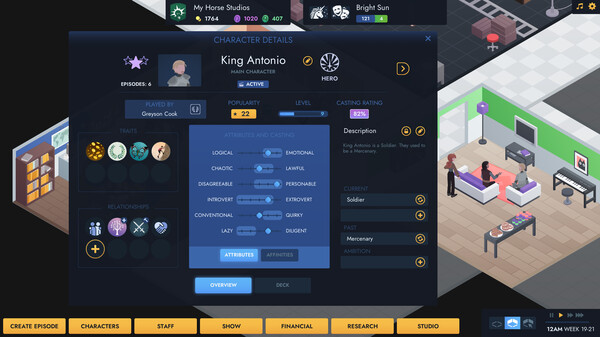 Showrunner gameplay screenshot