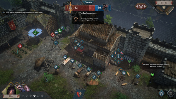 Siege Survival: Gloria Victis Prologue gameplay screenshot