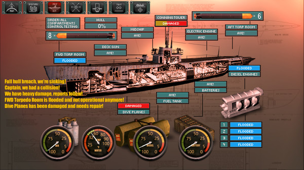 Silent Depth 3D Submarine Simulation gameplay screenshot