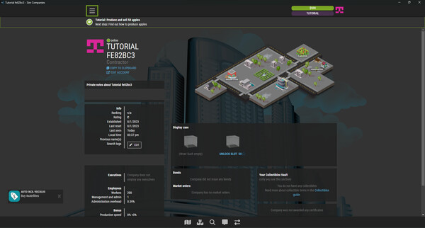 Sim Companies gameplay screenshot