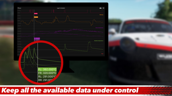 Sim Racing Telemetry gameplay screenshot