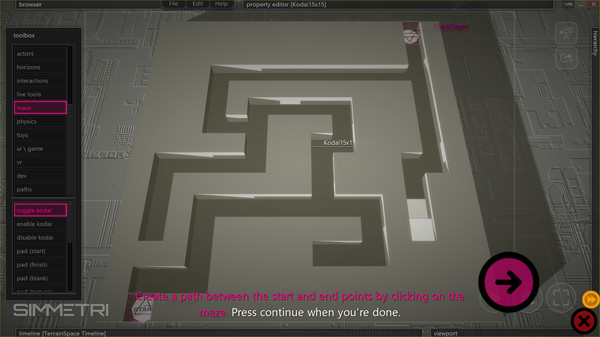 Simmetri gameplay screenshot