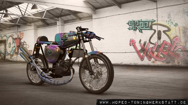Simson Tuningwerkstatt 3D gameplay screenshot