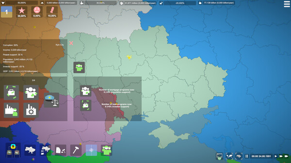 Simulator of Ukraine 1991 gameplay screenshot