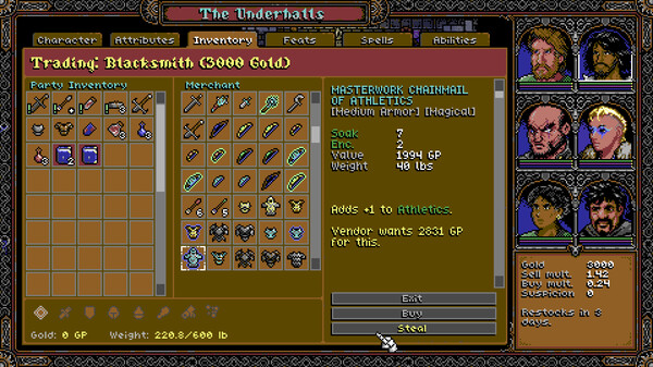 SKALD: Against the Black Priory gameplay screenshot