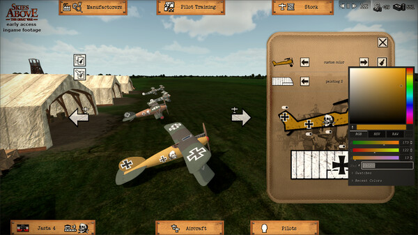 Skies above the Great War gameplay screenshot