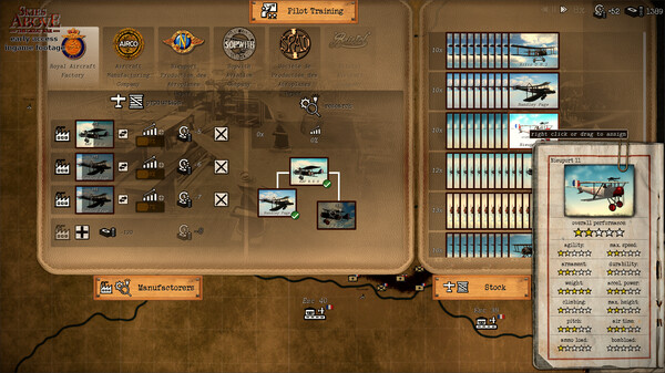 Skies above the Great War gameplay screenshot