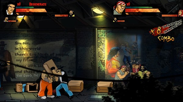 Skinny & Franko: Fists of Violence gameplay screenshot