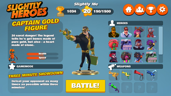Slightly Heroes VR gameplay screenshot